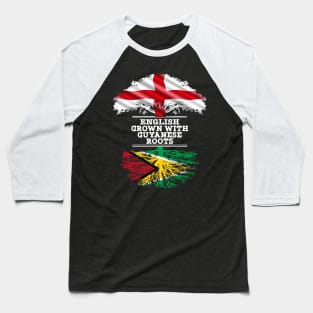 English Grown With Guyanese Roots - Gift for Guyanese With Roots From Guyana Baseball T-Shirt